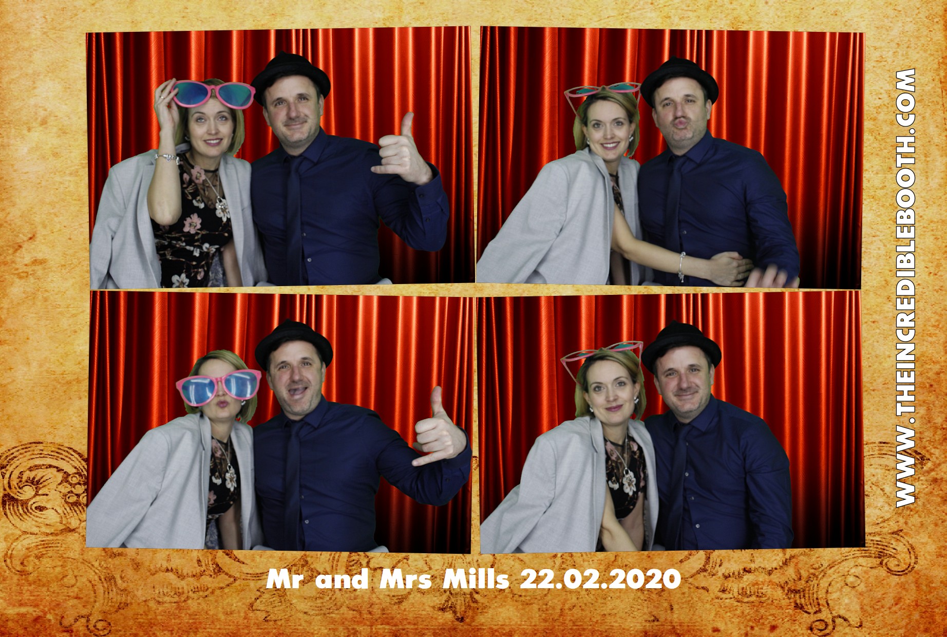 Mr & Mrs Mills | View more photos from the event at gallery.myphotoboothexperience.co.uk/u/MyPhotoBoothExperienceLtd/Mr-Mrs-Mills